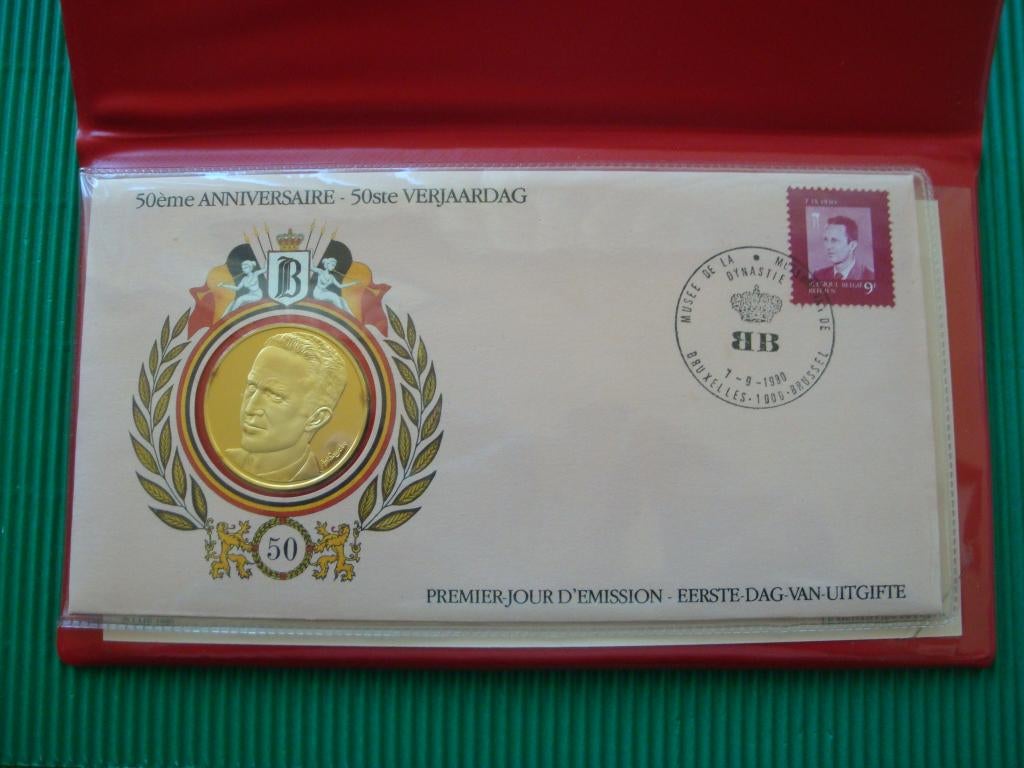 munten, Postzegels en Munten, Munten | België, Verzenden, Goud, Setje, Goud