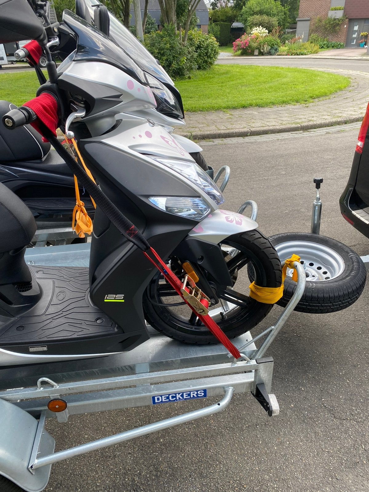Remorque motos, Enlèvement ou Envoi, Comme neuf