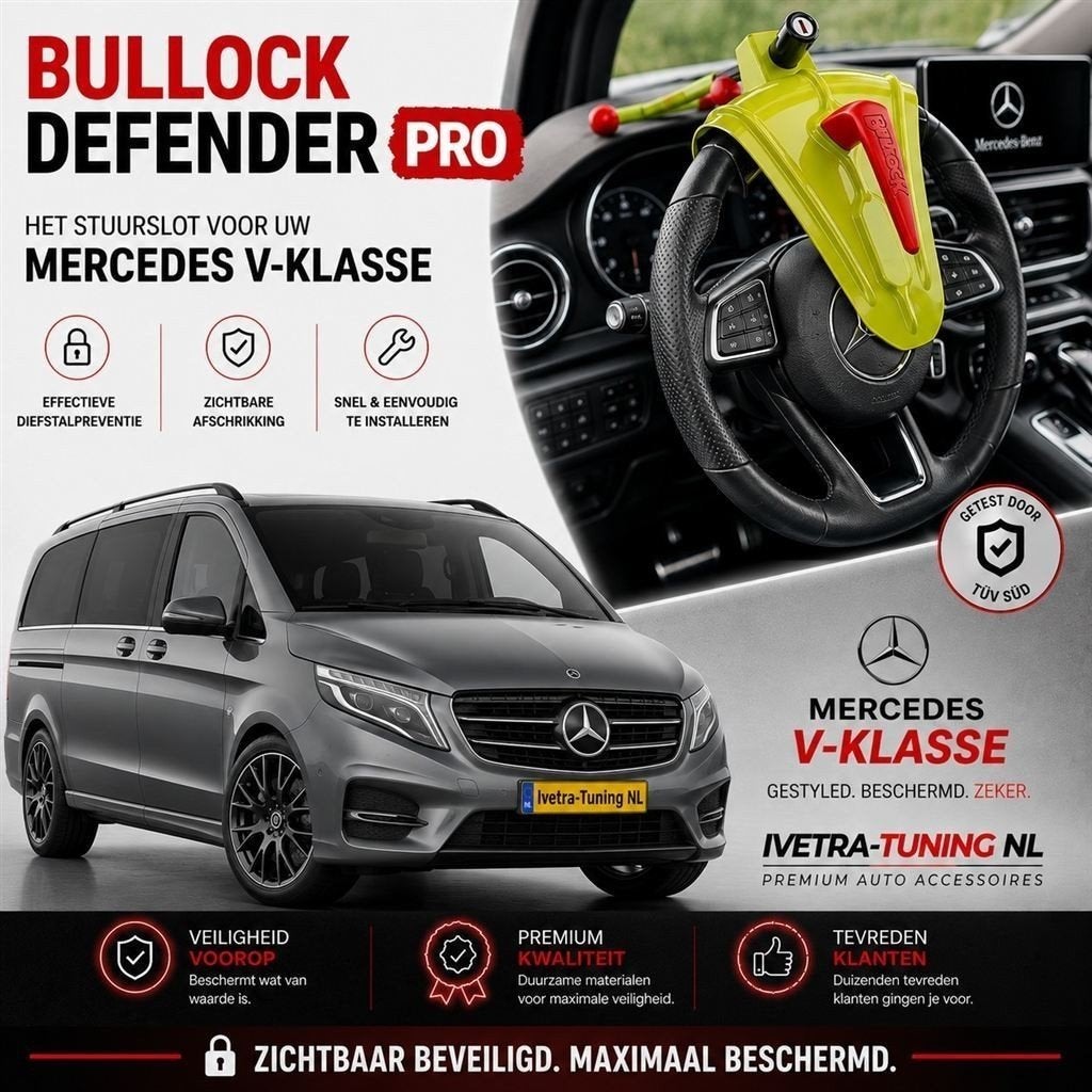 Stuurslot Mercedes V-KLasse | Stuurslot Bestelwagen, Enlèvement ou Envoi, Neuf
