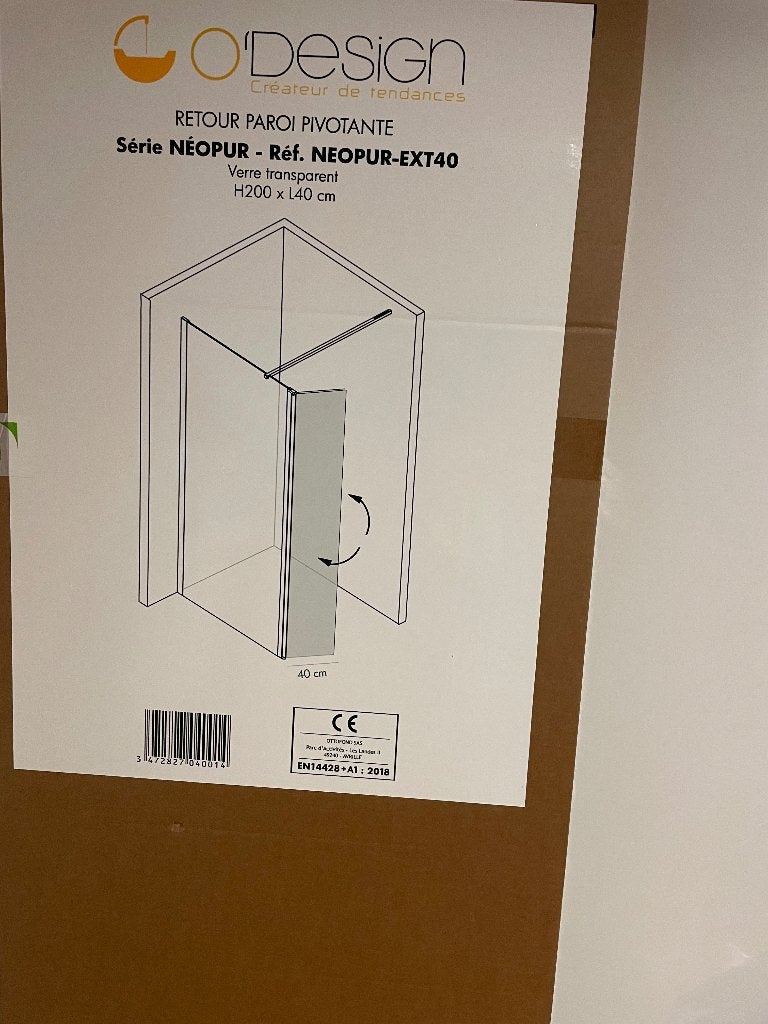 RETOUR de Parois de douche neuve, Enlèvement, Neuf