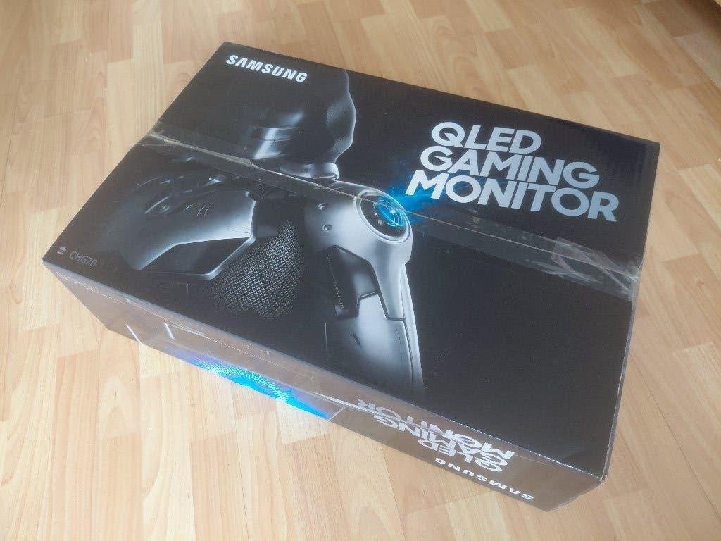 Samsung 27" C27HG70QQU Curved VA HDR 144Hz, Gaming, Autres types, Moins de 1 ms, Comme neuf