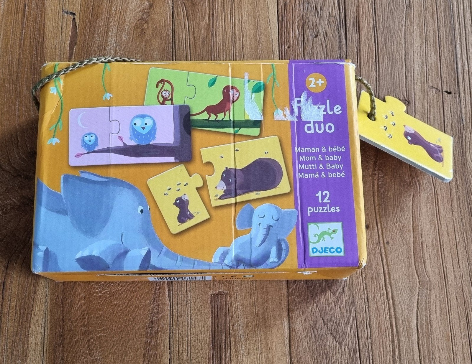 duo puzzel Djeco, Enlèvement ou Envoi, Utilisé, Garçon ou Fille