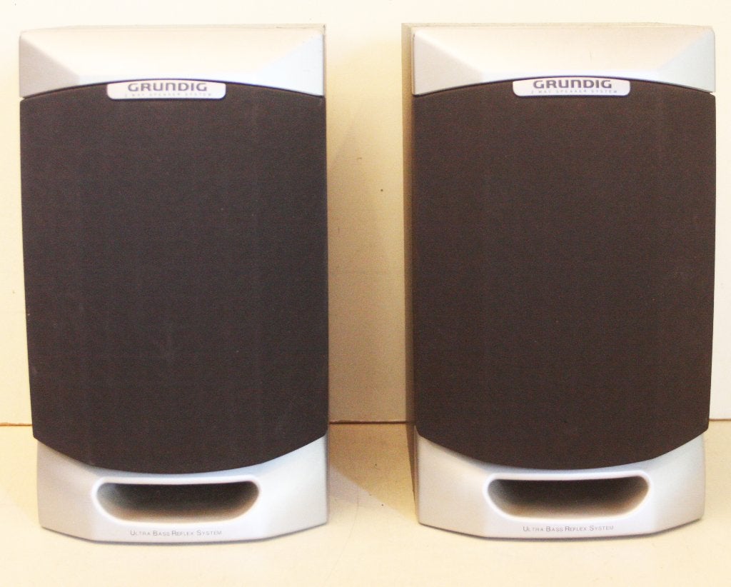 Grundig UMS 12 Luidsprekers / 4 Ohm / 3-Way Speaker System, Enlèvement ou Envoi, Comme neuf, 60 à 120 watts