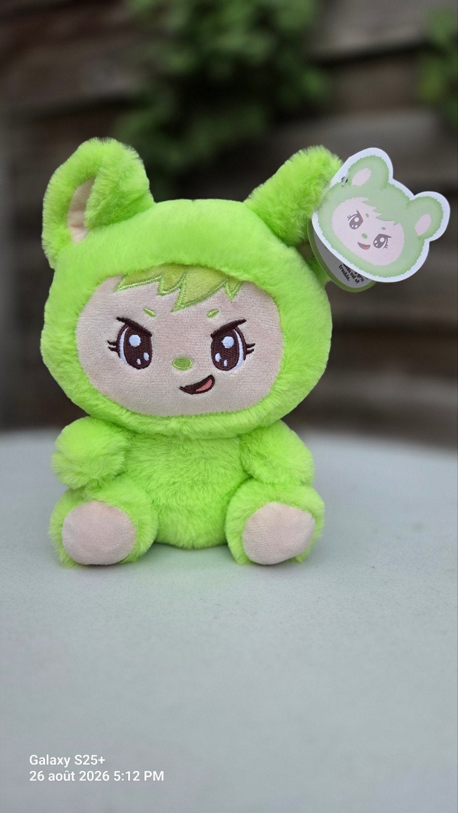 Green Kawaii Plush - Dier met capuchon - Nieuw met tag, Ophalen, Nieuw