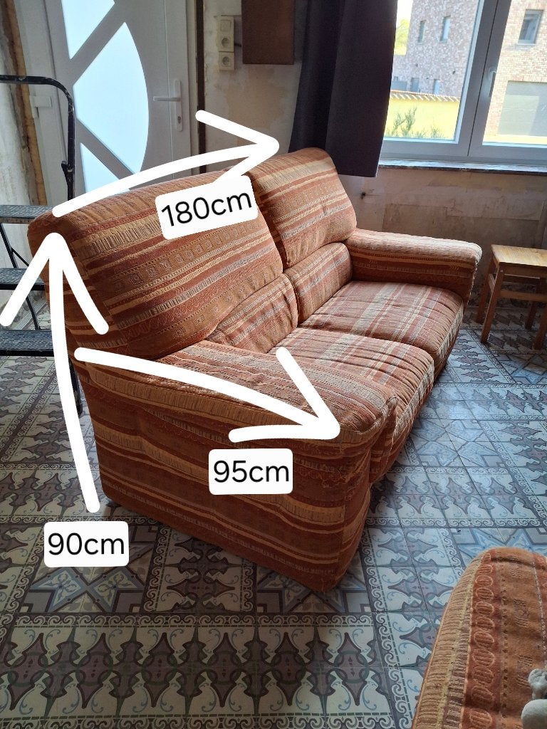 2 divans, 75 à 100 cm, Enlèvement, Utilisé, Tissus