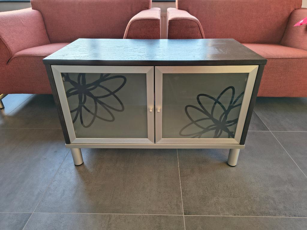 2 kastjes, Ophalen, Gebruikt, Glas, 50 tot 100 cm