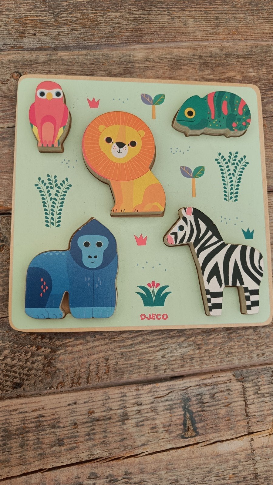 djeco houten puzzel, Ophalen of Verzenden