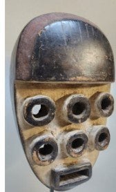 Superbe Ancien Masque Grebo (Cote Ivoire / Liberia), Antiquités & Art, Art | Art non-occidental, Enlèvement ou Envoi, 30 cm, Multicolore
