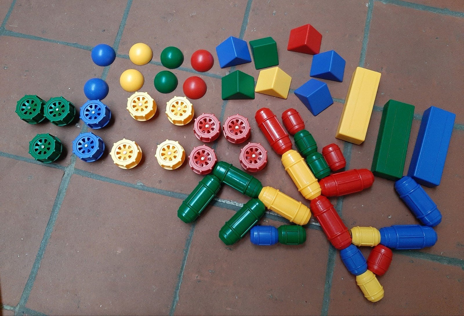 magnetische blokken, Kinderen en Baby's, Speelgoed | Bouwstenen, Ophalen, Gebruikt
