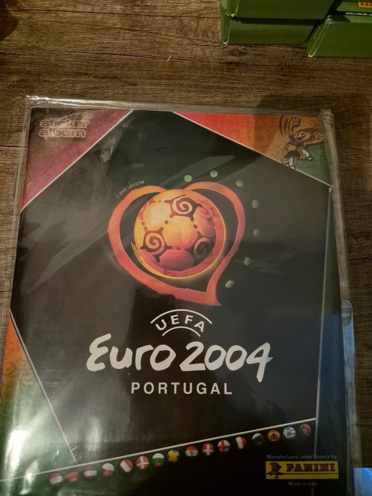 Panini Euro 2004 Factory Sealed album (leeg), Envoi
