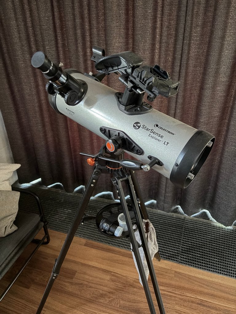 Celestron StarSense Explorer LT 114AZ, Ophalen, Zo goed als nieuw, 80 tot 200 mm, Spiegeltelescoop (reflector)