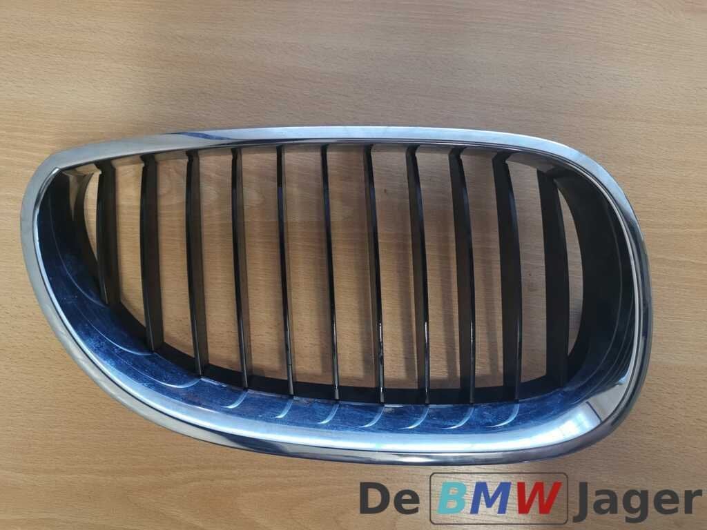 Grill rechts zwart BMW 5-serie E60 51137065702, Enlèvement ou Envoi, Utilisé, BMW, BMW