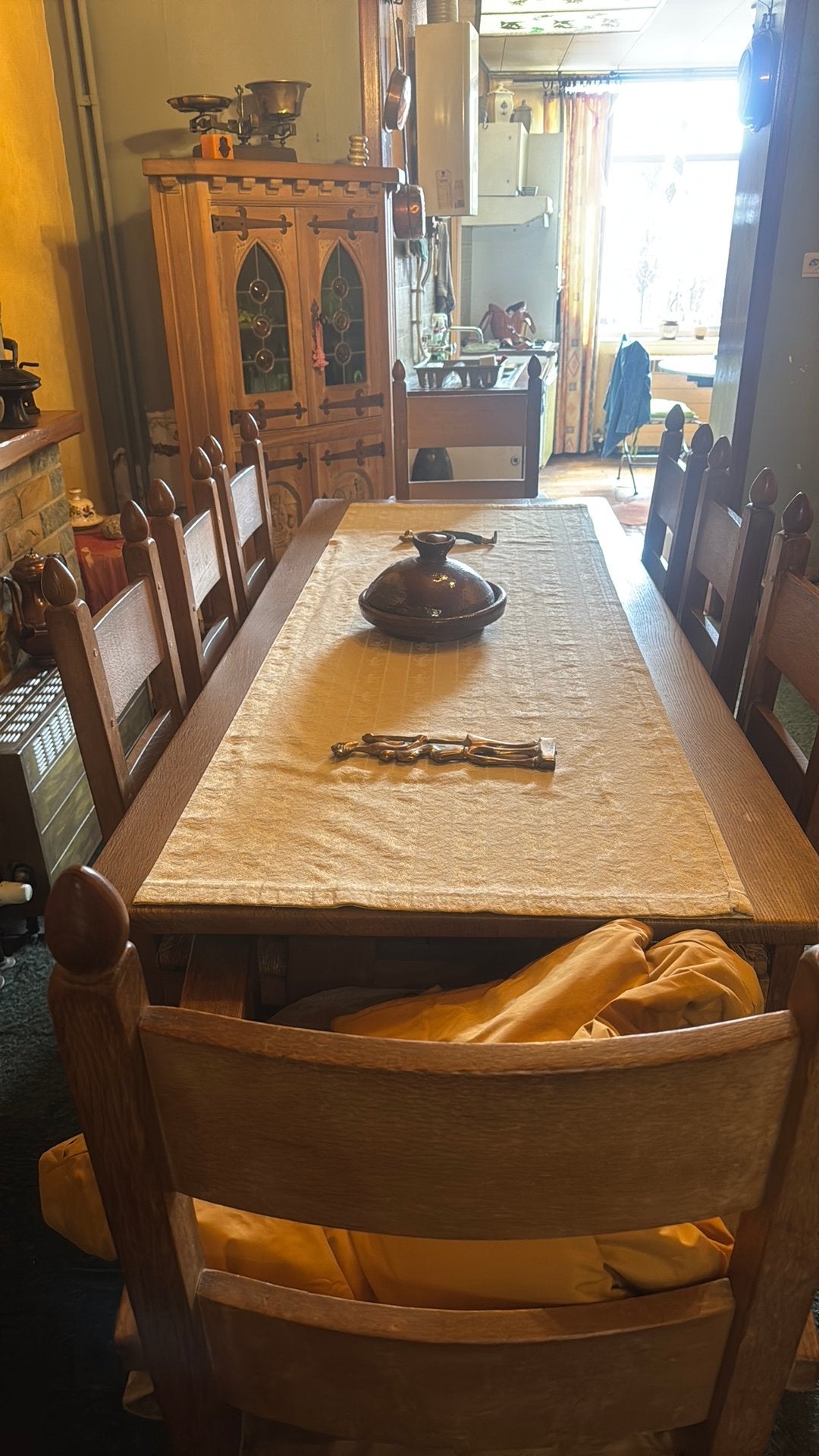 Lot salle a manger, Maison & Meubles, Ancien, 150 à 200 cm, Cinq personnes ou plus, Comme neuf