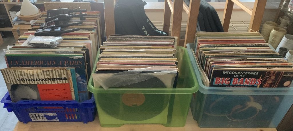 Lot de 375 vinyles, CD & DVD, Vinyles | Autres Vinyles, Utilisé, Vinyle coloré, Compilation, Double LP, EP, Pochette photo, Pochette gatefold