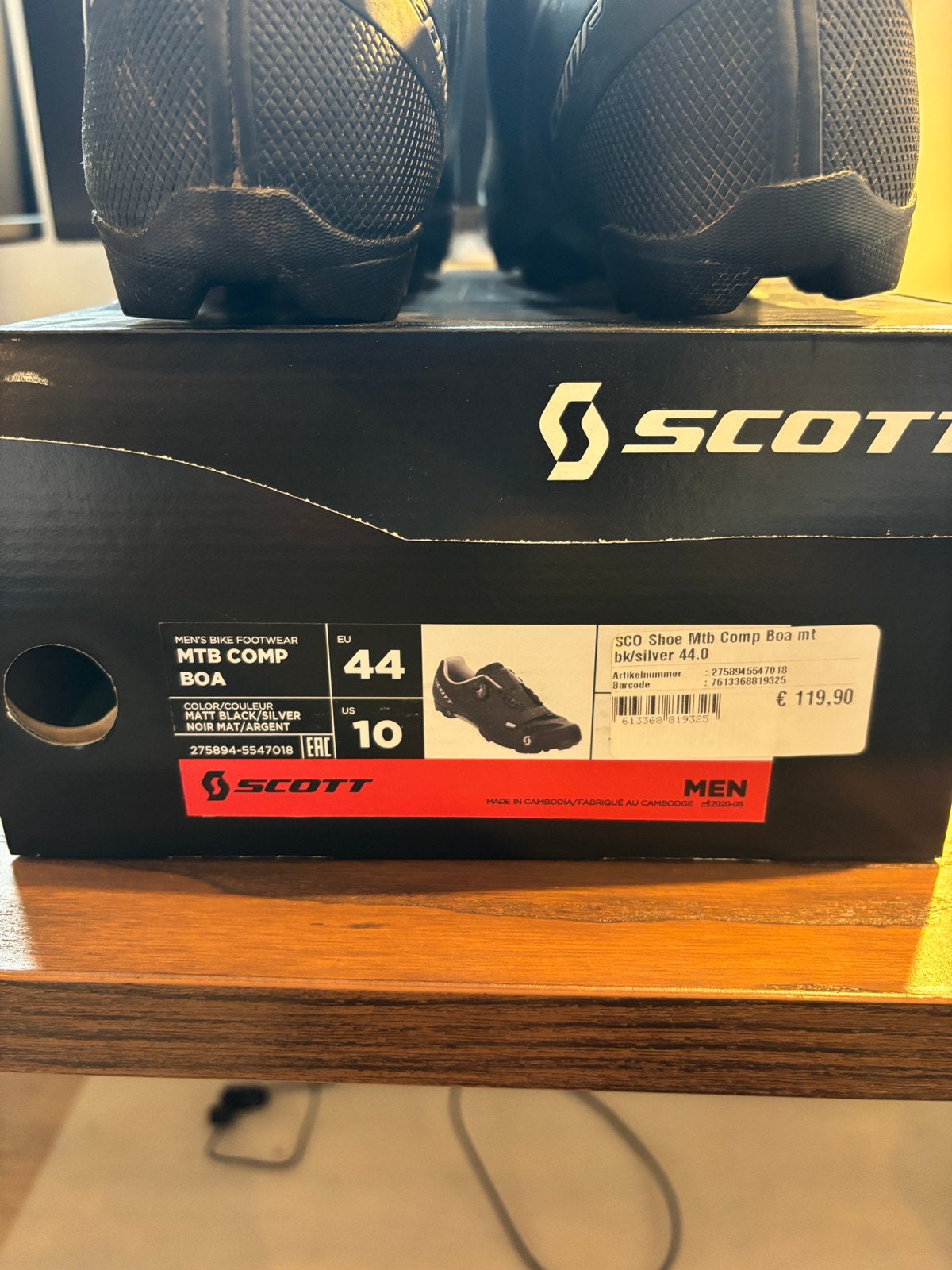 Scott MTB Comp BOA schoen maat 44 + nieuwe SPD-plaatjes, Fietsen en Brommers, Ophalen of Verzenden, Gebruikt, Heren, Overige merken