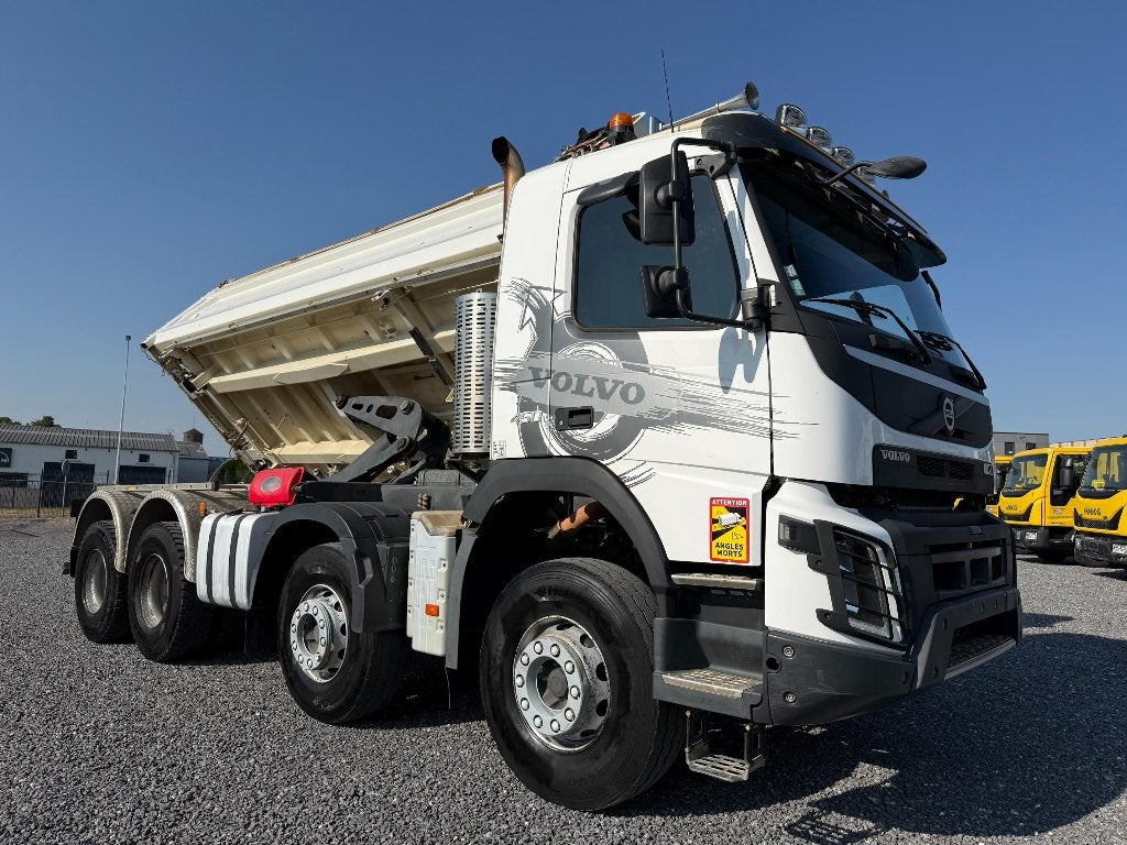 Volvo FMX 450*Bi-dump*Meiller*8x4* Euro6, Automaat, Testrit aan huis, Stof, Euro 6