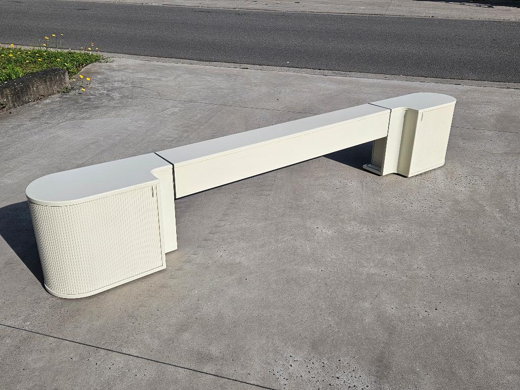 Auping Auronde nachtkast set voor bed 180cm, Huis en Inrichting, Slaapkamer | Bedden, Ophalen, Tweepersoons, Zo goed als nieuw