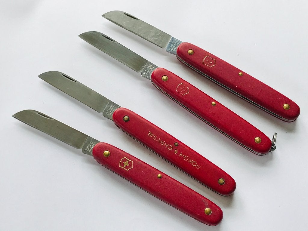 4x Victorinox Gardener 100mm horticultural / Floral Knife, Verzenden, Gebruikt