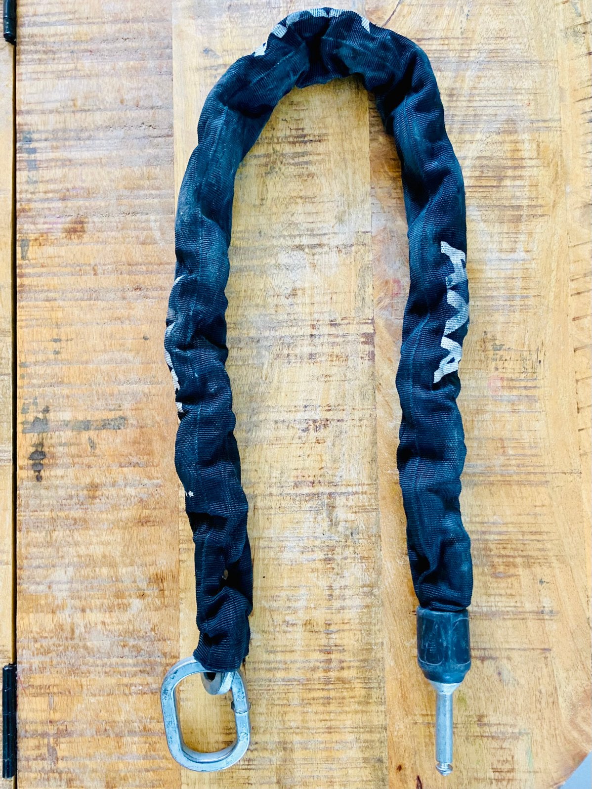 Insteekketting fietsslot AXA, Vélos & Vélomoteurs, Accessoires vélo | Cadenas de vélo, Enlèvement ou Envoi, Utilisé, Cadenas à mortaise