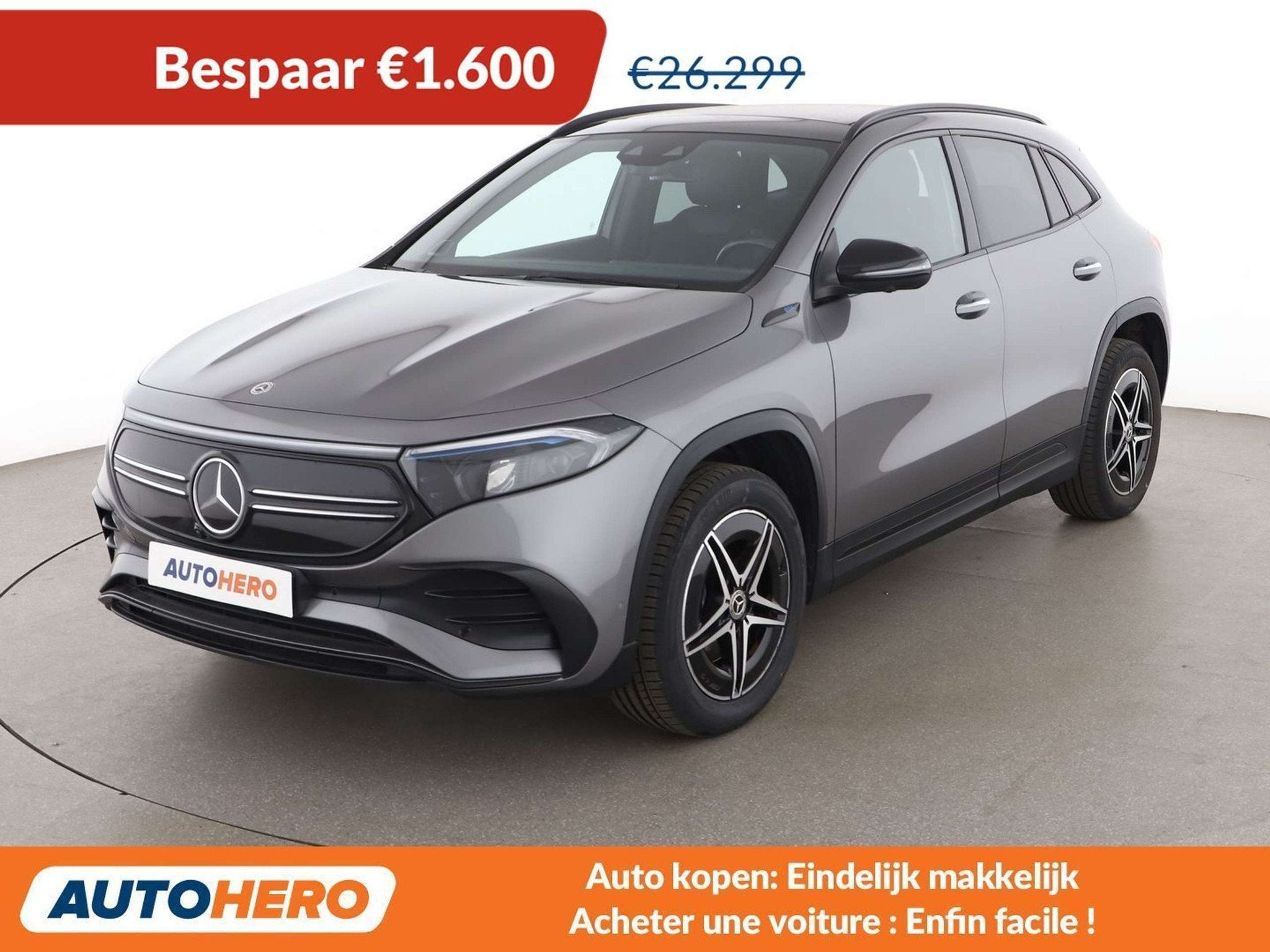 Mercedes-Benz EQA 250 250 AMG Line (automatique), Autos, Mercedes-Benz, Argent ou Gris, Achat, Alcantara, Noir
