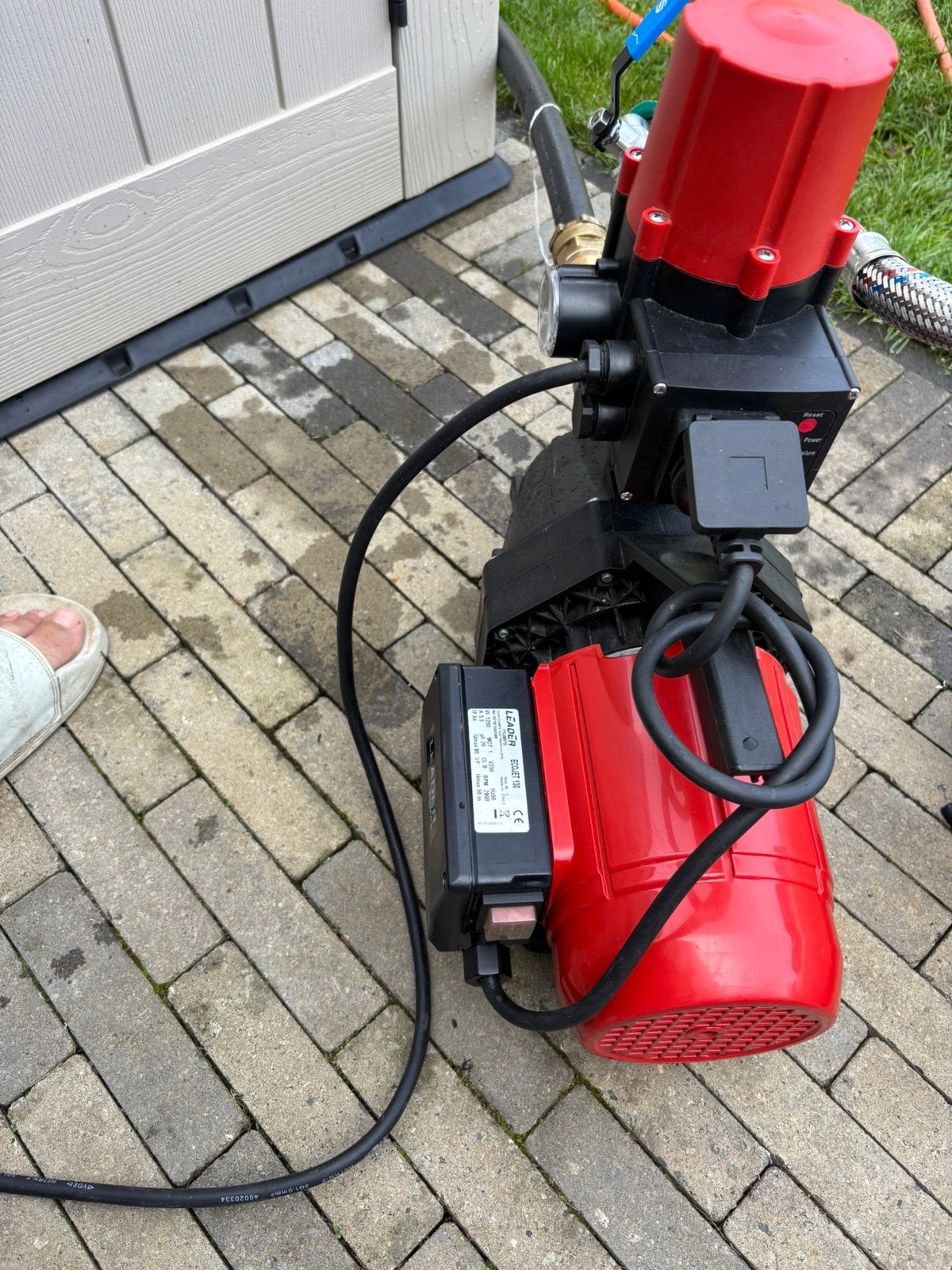 Hydrofoorpomp leader ecojet 130, Jardin & Terrasse, Pompes à eau, Enlèvement, Comme neuf, Pompe d'appoint