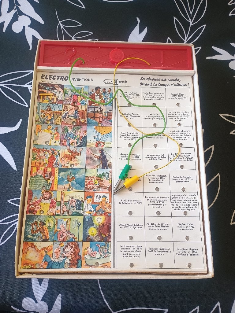 Oude spellendoos ELECTRO, Ophalen of Verzenden