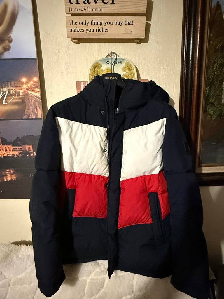 Tommy Hilfiger Pre-owned Down jacket - dark blue, Kleding | Heren, Jassen | Winter, Blauw, Ophalen of Verzenden, Zo goed als nieuw