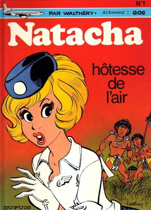 Natacha 1 Hôtesse de l'air Walthéry 1990, Livres, BD, Une BD, Enlèvement ou Envoi, Comme neuf