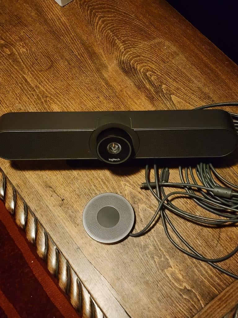Logitech MeetUp 4K Conference Camera + Expansion Mic – Teams, Computers en Software, Webcams, Ophalen of Verzenden, Microfoon