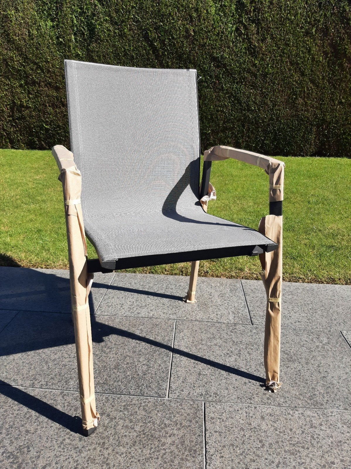 6 nouvelles chaises de jardin, Enlèvement, Neuf, Aluminium, Empilable