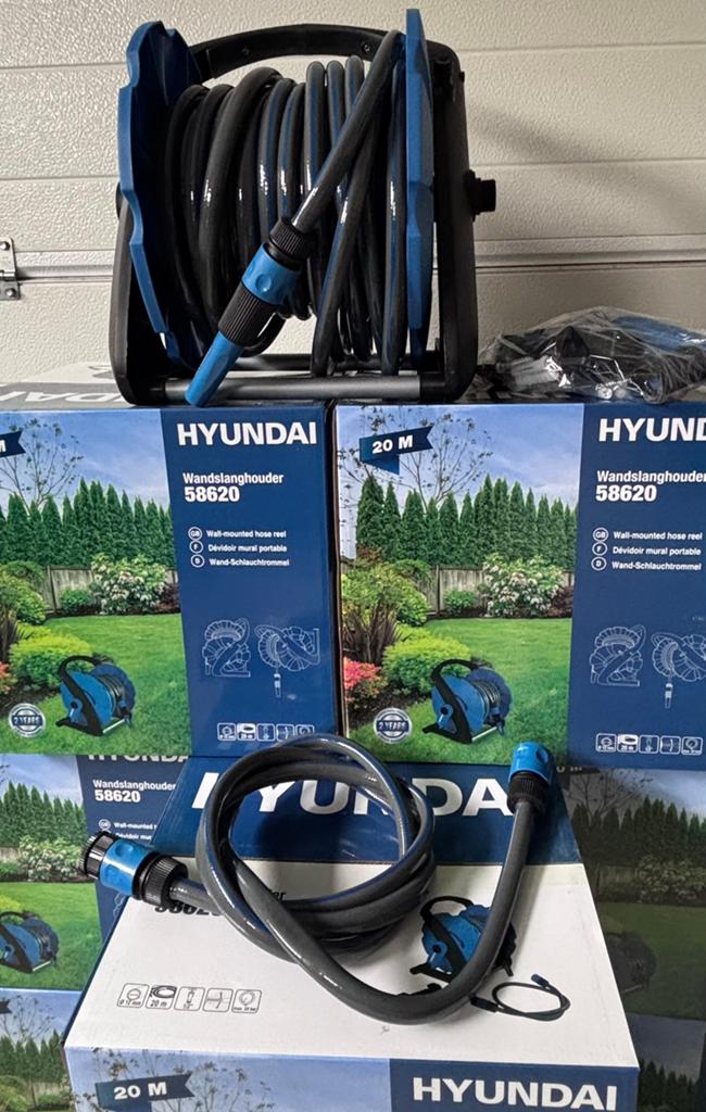Nieuw Hyundai Wandslanghouder compleet, Tuin en Terras, Tuinslangen, Verzenden, Nieuw, Tuinslanghaspel