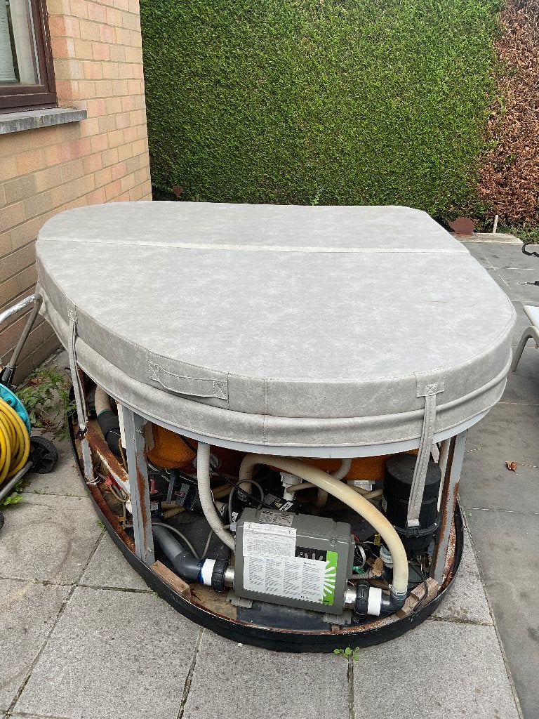 Jacuzzi Balboa, Tuin en Terras, Ophalen, Gebruikt, Afdekzeil, Vast