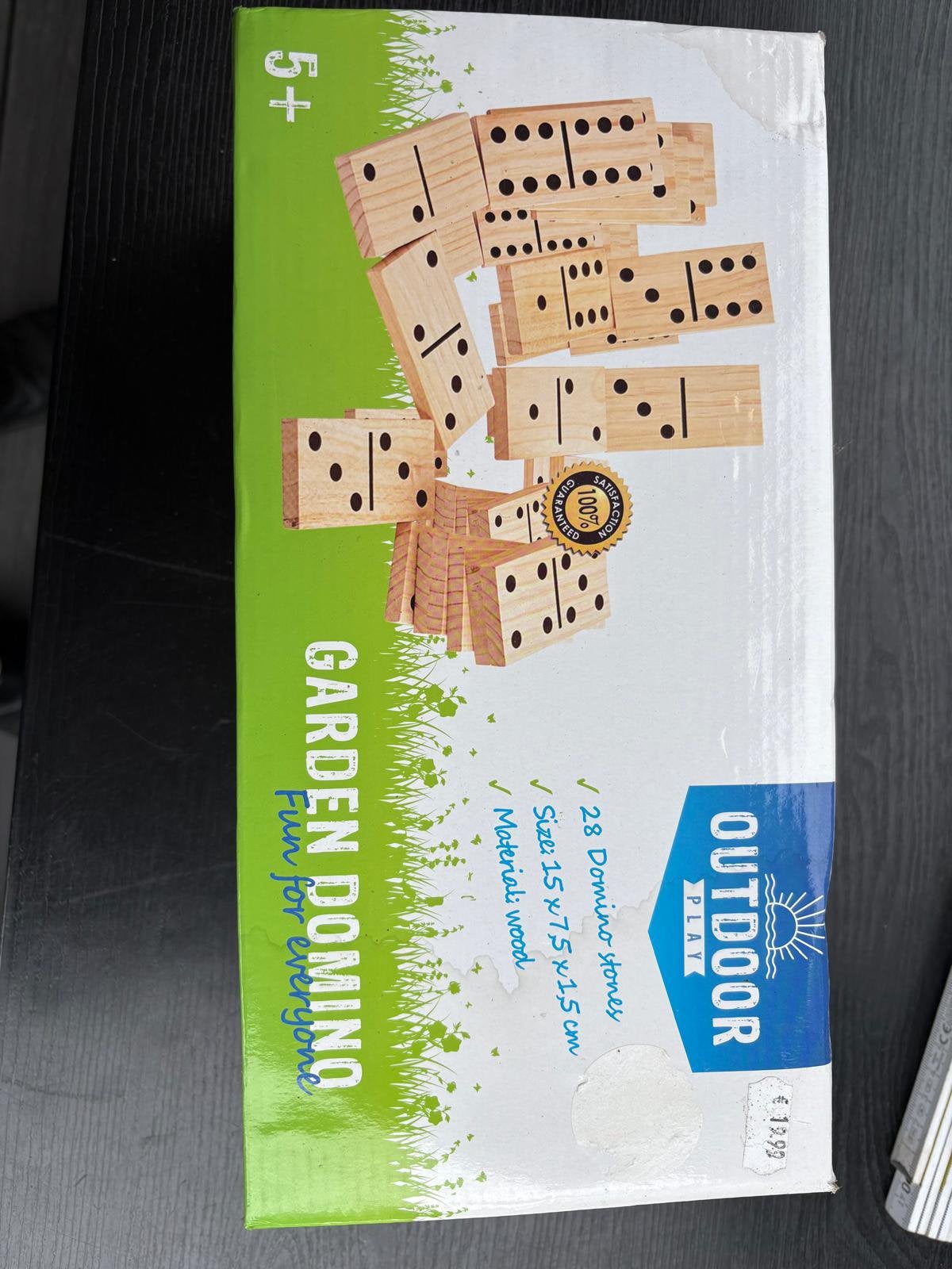 Houten domino groot, Verzamelen, Speelgoed, Ophalen