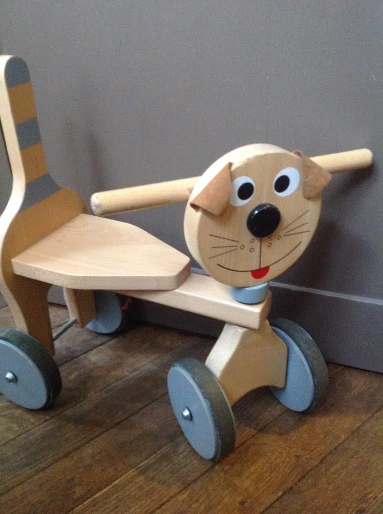 Vélo porteur en bois Scratch, Enlèvement, Utilisé, Jouet à Rouler ou à Bascule