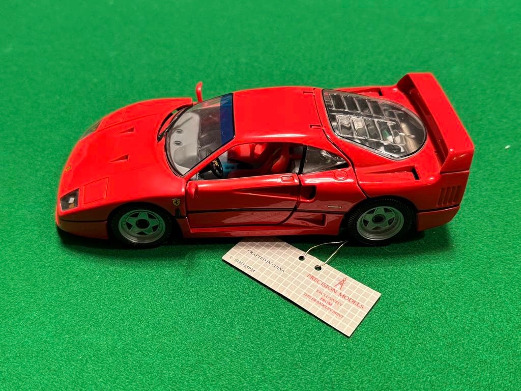 Ferrari F40 1/24 Precision Models, Hobby en Vrije tijd, Modelauto's | 1:24, Ophalen, Zo goed als nieuw, Auto, Overige merken