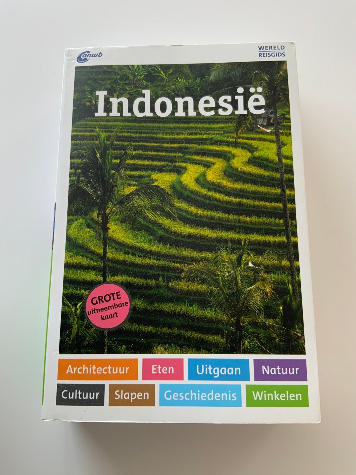 Reisgids met uitneembare kaart Indonesie, Boeken, Ophalen of Verzenden, Zo goed als nieuw