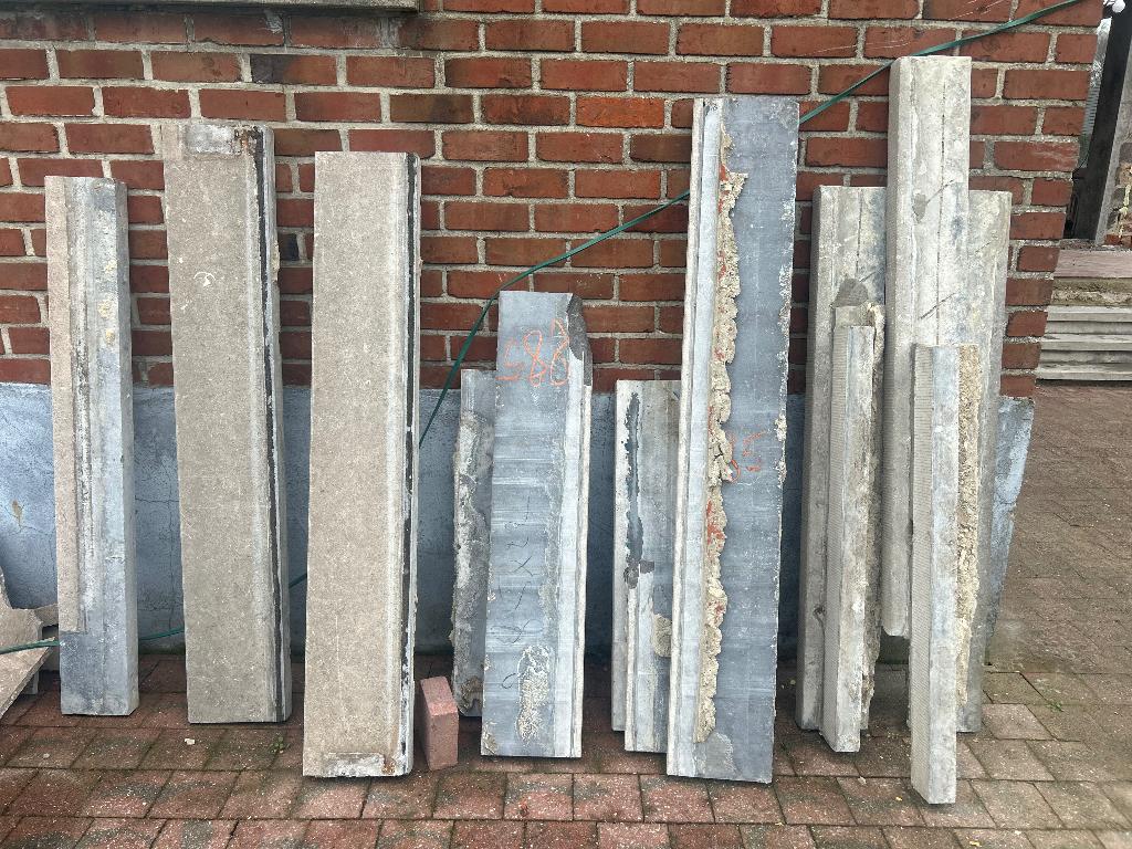 Blauwe hardstenen dorpels, Doe-het-zelf en Bouw, Plinten en Afwerking, Ophalen, Gebruikt, Hardsteen, Vensterbanken