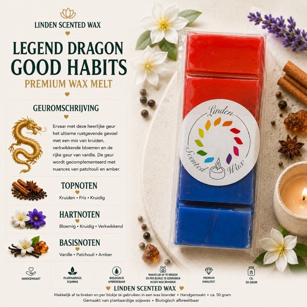 Rituels de parfumerie Waxmelts LEGEND DRAGON Good Habits, Enlèvement ou Envoi, Autres marques, Bougie, Cire