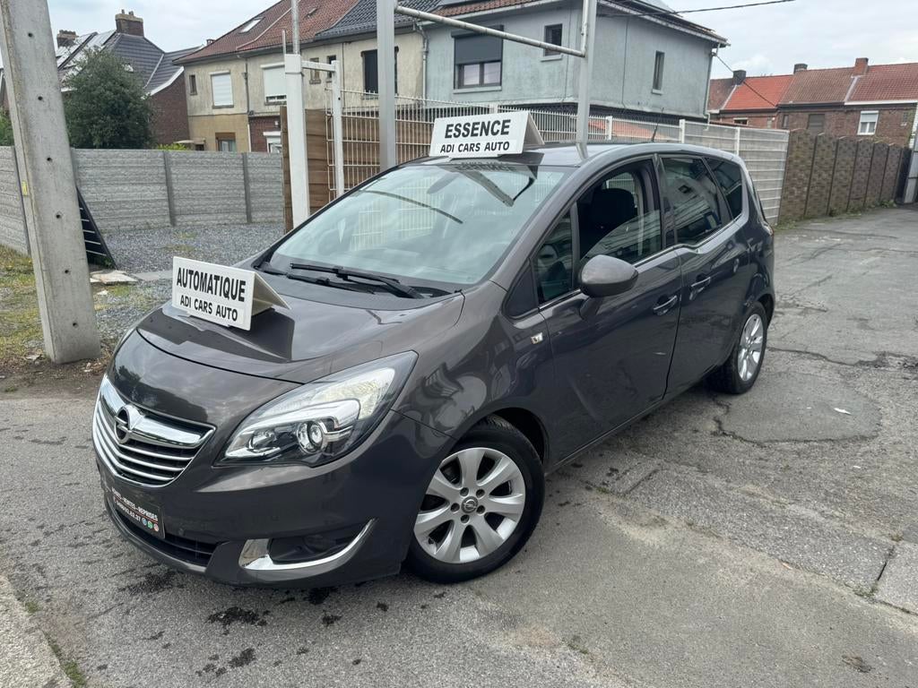 Opel meriva 1.4e automaat 2014 facelift euro6b full options, Cuir, Argent ou Gris, Achat, Euro 6