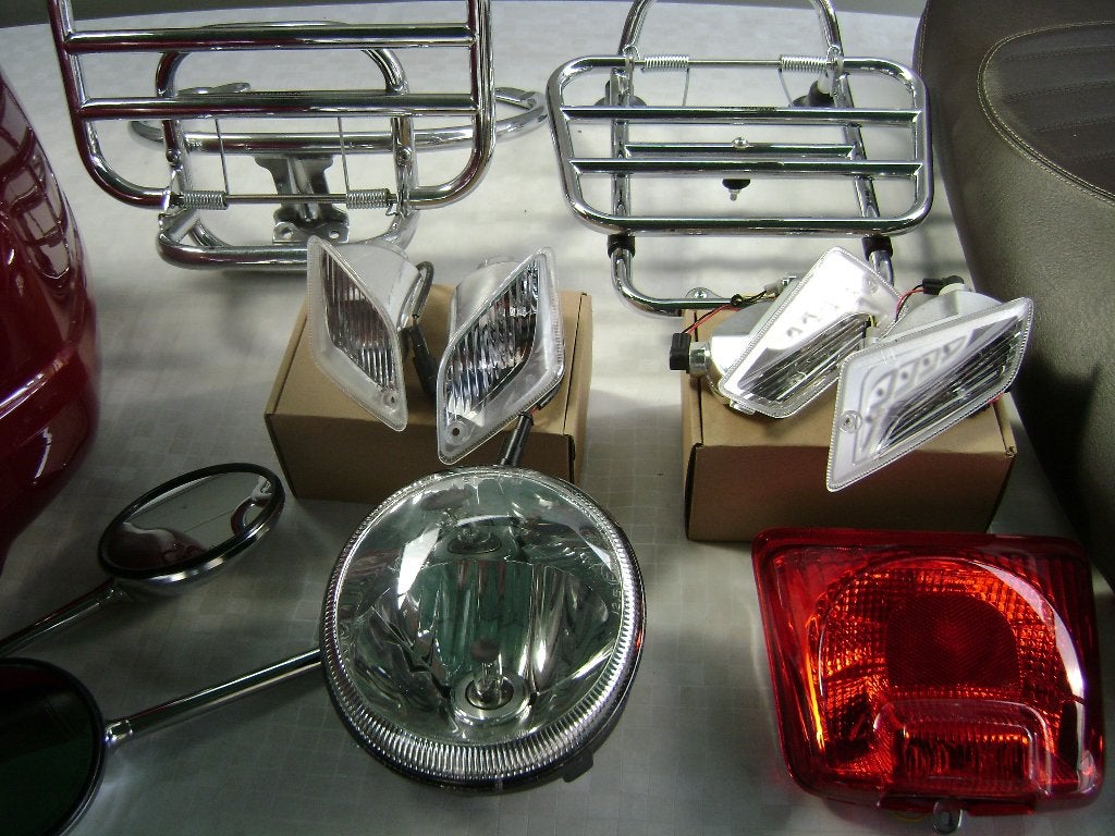 Vespa onderdelen, Ophalen, Uitlaat, Vespa