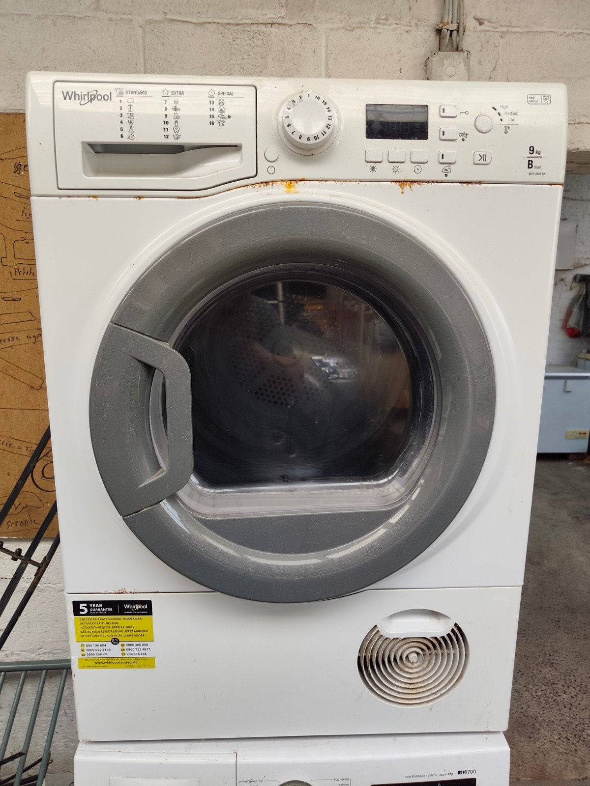 sèche linge, Elektronische apparatuur, Droogkasten, Ophalen, 6 tot 8 kg, Gebruikt, Luchtafvoer
