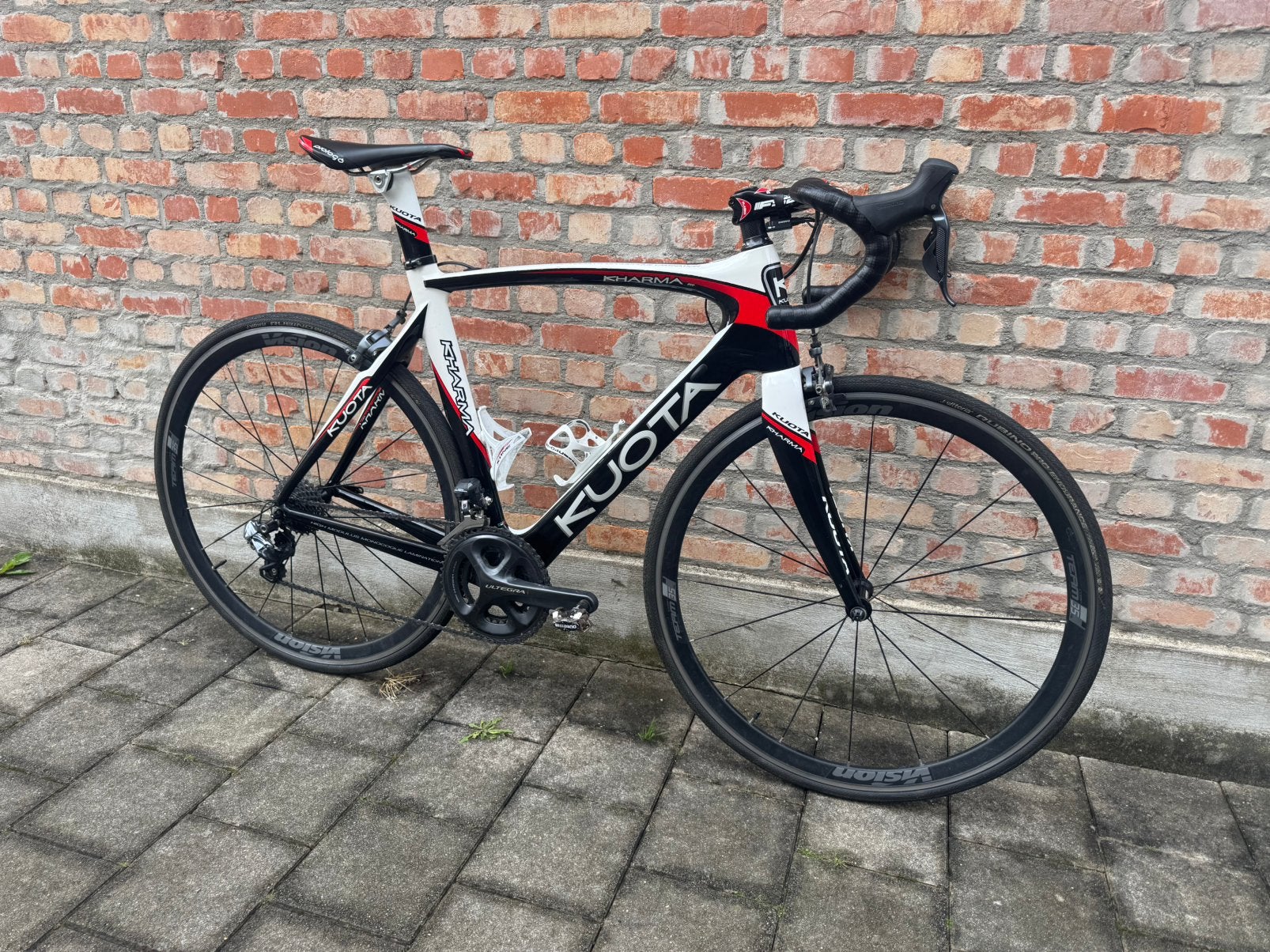 Kuota Kharma full carbon koersfiets - Shimano ultegra Di2, Autres marques, Frein sur jante, Comme neuf, Enlèvement