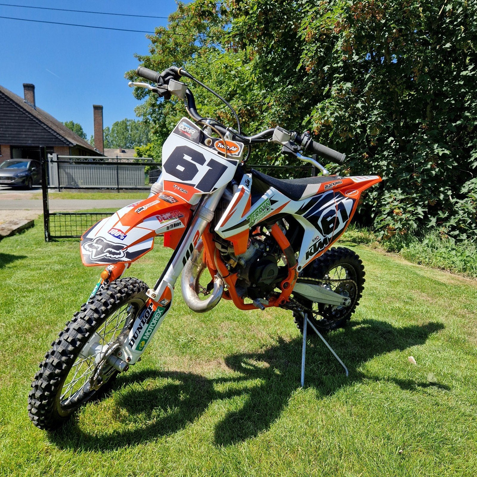 ktm sx 65, Ophalen