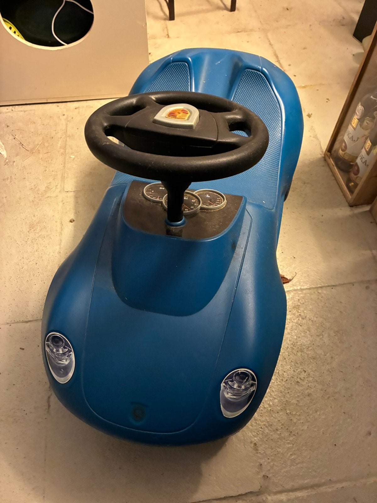 Loopauto porshe, Ophalen, Gebruikt