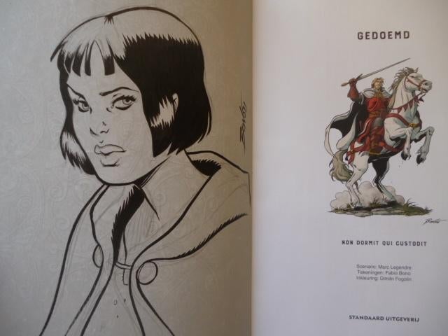 De Rode Ridder - 266 Gedoemd - gesigneerd met tekening Fabio, Boeken, Stripverhalen, Zo goed als nieuw, Eén stripboek, Ophalen of Verzenden