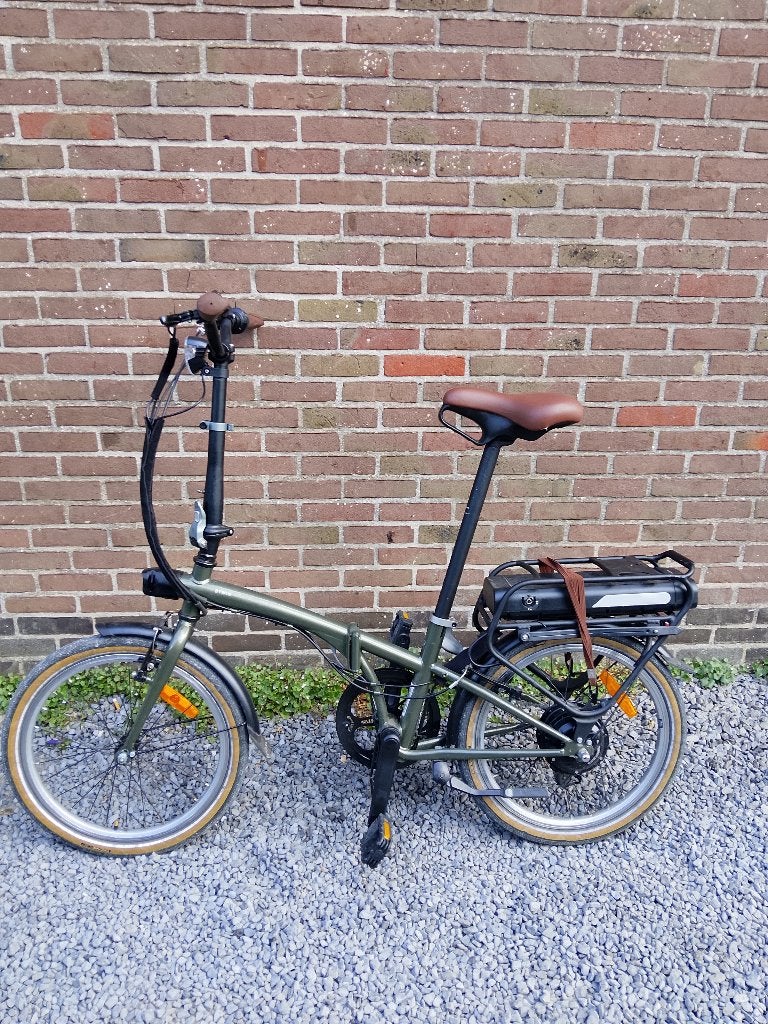 Vélo pliant électrique Btwin en parfait état, Enlèvement ou Envoi, Utilisé, 30 à 50 km par batterie, Autres marques