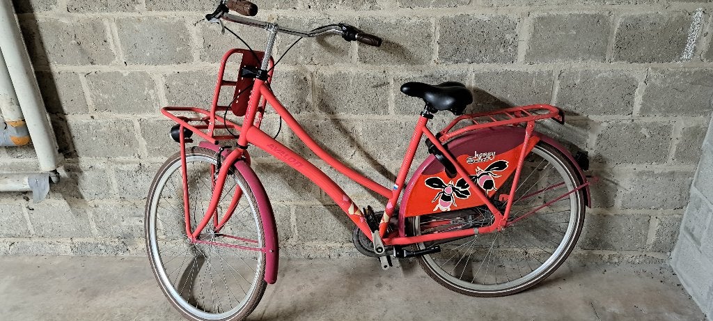 damesfiets, Fietsen en Brommers, Terugtraprem, Gebruikt, Versnellingen, 50 tot 53 cm
