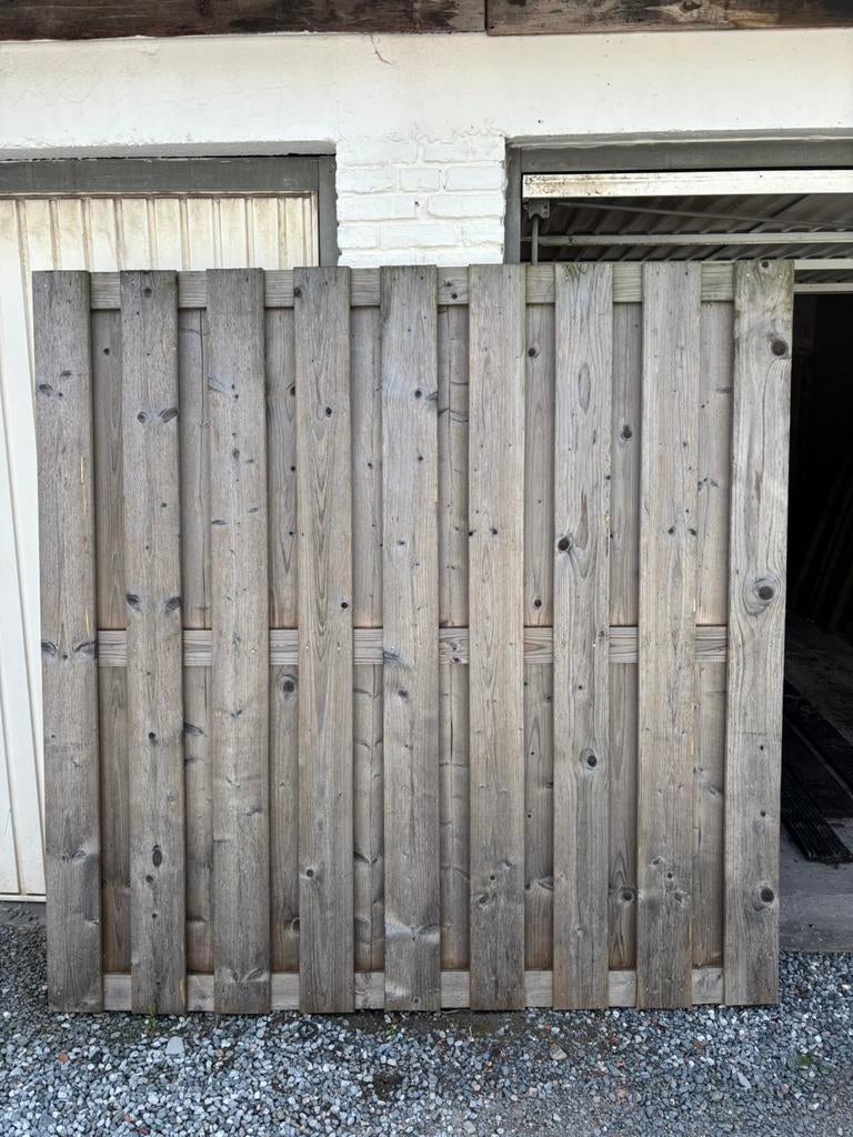Schutting Tuinscherm 180x180, Tuin en Terras, Schuttingen, Ophalen, Zo goed als nieuw