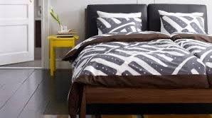 IKEA bed Stockholm (180x200) - walnoot  - perfecte staat, Huis en Inrichting, Ophalen, Hout, 200 cm