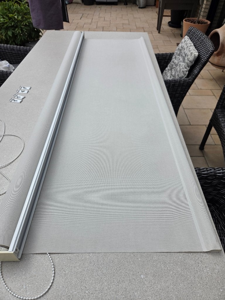 zonnewering, Jardin & Terrasse, Protection solaire, Utilisé, Écran, 150 à 300 cm, Moins de 250 cm, Enlèvement